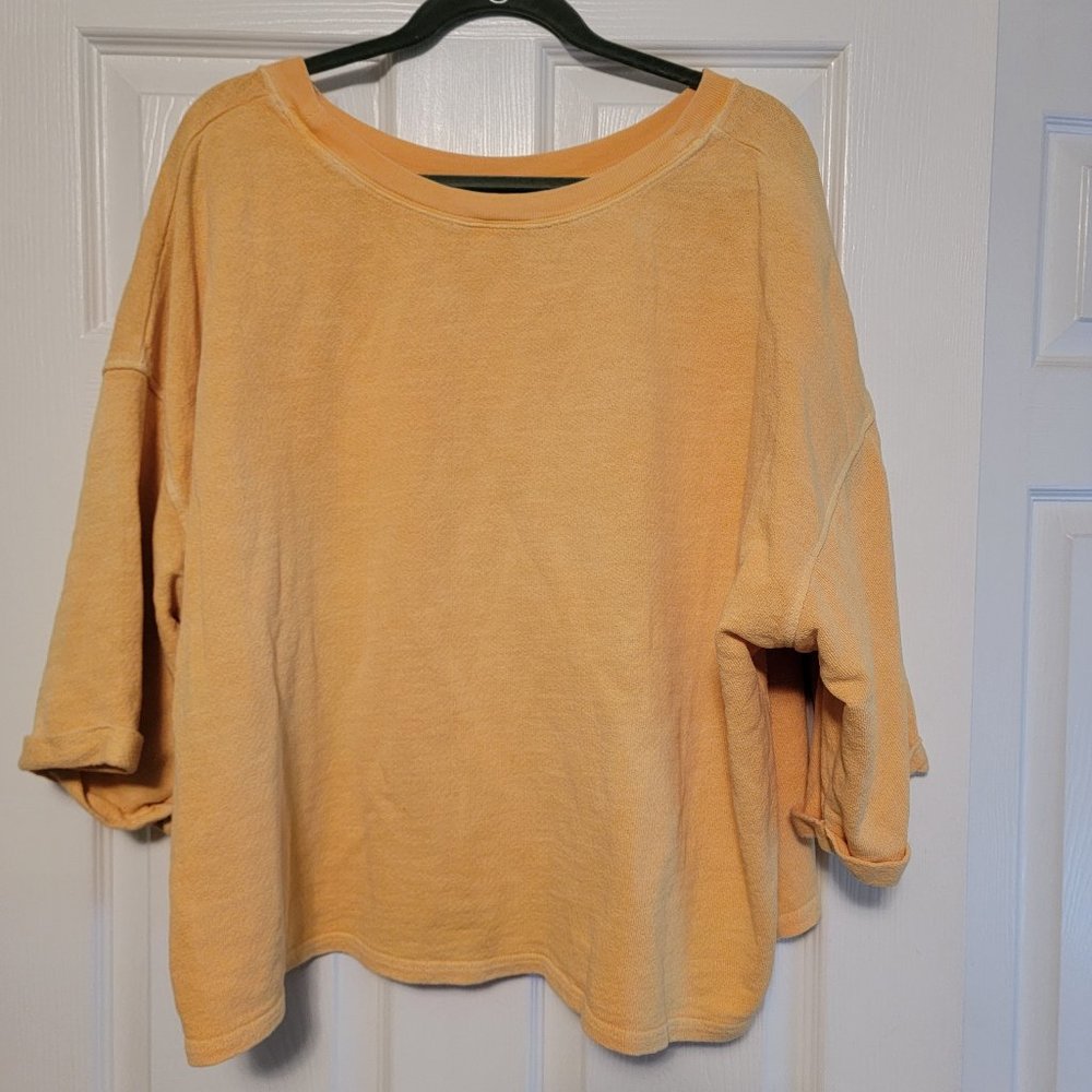 Old Navy Cropped Short-Sleeve Sweatshirt